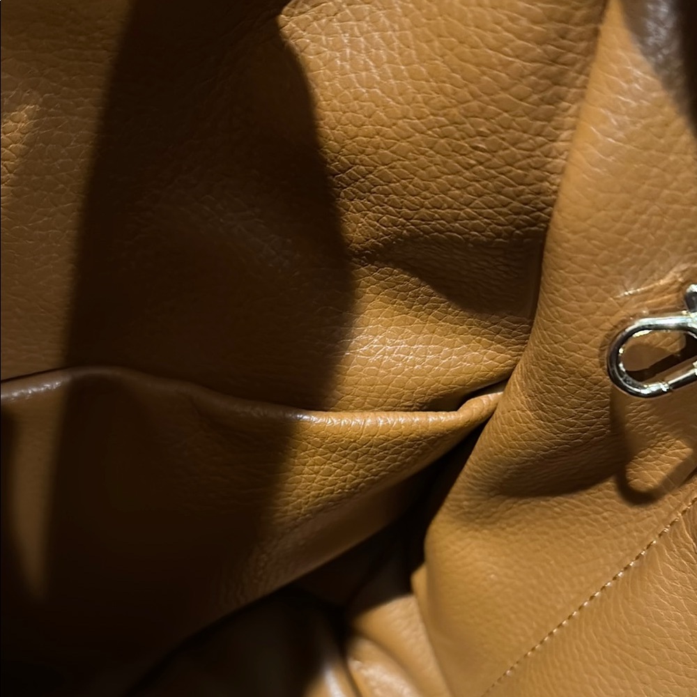 Fawn Design Tan Faux Leather Diaper Bag - Picture 5 of 8